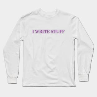 I Write Stuff - Creating Hope 2025 Logo Long Sleeve T-Shirt